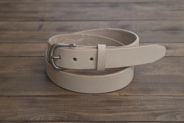 1.25" | Natural Leather Belt